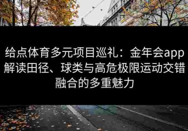 给点体育多元项目巡礼：金年会app解读田径、球类与高危极限运动交错融合的多重魅力